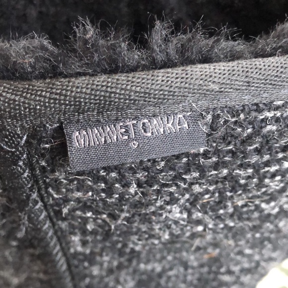 Minnetonka Suede Shearling Boots - Picture 6 of 8